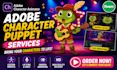 make professional puppet for adobe character animator