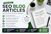 write professional blog posts and SEO articles