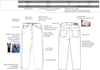 create a denim tech pack and garment specification sheet