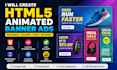 create HTML5 animated banner ads