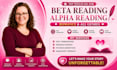 beta reader, romance beta reader fantasy beta reader horror beta read alpha read