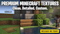 create a custom minecraft texture pack that fits your exact style