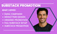 do substack promotion, substack newletters, and grow your substack subscribers