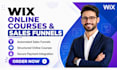 biuld wix membership website redesign wix seo online course sales funnel