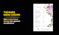 design a restaurant menu that is print ready and canva editable