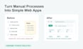 convert your excel into a web app, tracker, or dashboard