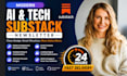 design a modern ai and tech substack newsletter