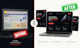 create a complete customizable website