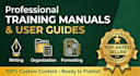 create a professional clear and engaging training manual