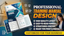 design a professional clear and engaging training manual