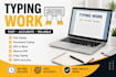 do data entry and virtual assistant work professionally