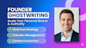 ghostwrite linkedin posts for founders and do personal brand management article