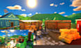 create low poly 3d game environment for unreal engine and unity