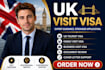 help you navigate UK visit visa application professionally