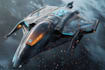 design sci fi spaceship, sci fi illustration and sci fi art