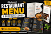 design restaurant menu and brochure for print