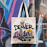 design unique tote bag artwork for merch and boutiques