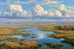 digitally oil painting landscape