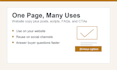 rewrite your service page with SEO copy and social posts