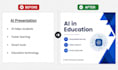 create modern presentation designs