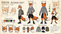 draw furry reference sheet anthro ref sheet fursona ref sheet furry ref sheet