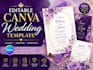 create editable canva wedding invitation templates
