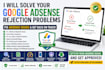 solve your google adsense rejection problems, fix ads txt issues