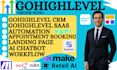 gohighlevel saas gohighlevel workflow go high level automation ai cold calling