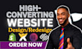 design high converting wix, webflow, squarespace, wordpress and shopify websites