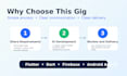 create 3 flutter android app screens