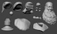 sculpt realistic 3d printable head bust figure statue 3d face model 3d printing