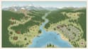 create adventure tourism maps and hiking trail illustrations