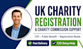 support UK charity registration with charity commission
