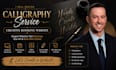 build calligraphy service creative booking website