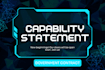 do capability statement for government contract