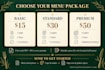 design a restaurant menu, cafe menu or professional price list