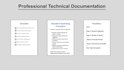 write sops, process guides and technical documentation