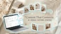 create aesthetic social media content