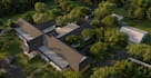 create realistic 3d ai zoo, safari and theme park perspective concept renders
