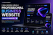 build a modern responsive business website using claude ai