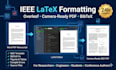 format your ieee conference paper in latex overleaf for camera ready PDF