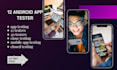 provide 12 android app tester google play closed testing 20 testers app testing