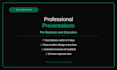 design a professional and creative powerpoint presentation for you