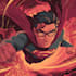 illustrate a superhero comic cover art