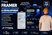 design and develop a modern framer website
