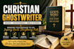 ghostwrite your christian book, devotional or bible study