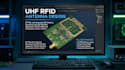 design uhf rfid antenna, long range tracking system and rf pcb