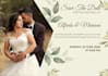 design a luxury wedding invitation card