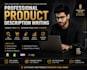 write expert product description writer for ecommerce stores