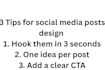 design social media posts and logo